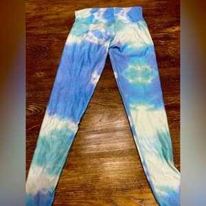 TEEKI Full length Leggings Tie Dye Color. Size Medium